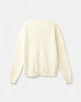 United Colors Of Benetton Woman Cream Crew Neck Cardigan In Pure Merino Wool | LEVISONS