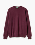 United Colors Of Benetton Man Plum Crew Neck Sweater In Pure Merino Wool | LEVISONS