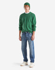 United Colors Of Benetton Man Marl Green Crew Neck Sweater In Pure Merino Wool | LEVISONS