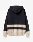 United Colors Of Benetton Woman Black Sweater In Cashmere Blend With Hood | LEVISONS