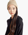 United Colors Of Benetton Woman Black Sweater In Cashmere Blend With Hood | LEVISONS