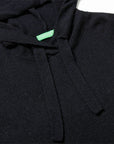 United Colors Of Benetton Woman Black Sweater In Cashmere Blend With Hood | LEVISONS