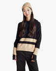 United Colors Of Benetton Woman Black Sweater In Cashmere Blend With Hood | LEVISONS
