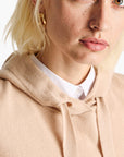 United Colors Of Benetton Woman Beige Cashmere Blend Sweater With Hood | LEVISONS