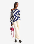 United Colors Of Benetton Woman Regimental Striped Sweater | LEVISONS