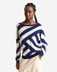 United Colors Of Benetton Woman Regimental Striped Sweater | LEVISONS