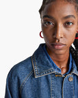 United Colors Of Benetton Woman Short Denim Trench Coat | LEVISONS