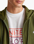 United Colors Of Benetton Man Zip-Up Hoodie In Cotton | LEVISONS
