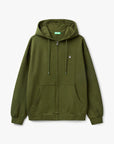 United Colors Of Benetton Man Zip-Up Hoodie In Cotton | LEVISONS