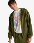 United Colors Of Benetton Man Zip-Up Hoodie In Cotton | LEVISONS