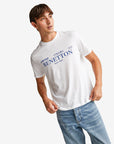 United Colors Of Benetton Man T-Shirt In Cotton With Logo | LEVISONS