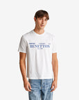 United Colors Of Benetton Man T-Shirt In Cotton With Logo | LEVISONS