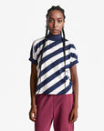 United Colors Of Benetton Woman Regimental Striped T-Shirt | LEVISONS