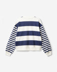 United Colors Of Benetton Woman Striped Crew Neck Hoodie | LEVISONS