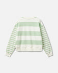 United Colors Of Benetton Woman Striped Crew Neck Hoodie | LEVISONS