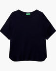 United Colors Of Benetton Woman Slim Fit T-Shirt In Stretch Viscose | LEVISONS