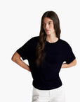 United Colors Of Benetton Woman Slim Fit T-Shirt In Stretch Viscose | LEVISONS