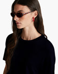 United Colors Of Benetton Woman Slim Fit T-Shirt In Stretch Viscose | LEVISONS