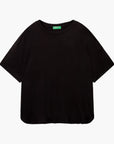 United Colors Of Benetton Woman Slim Fit T-Shirt In Stretch Viscose | LEVISONS