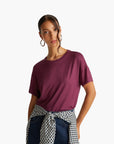 United Colors Of Benetton Woman Slim Fit T-Shirt In Stretch Viscose | LEVISONS