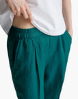 United Colors Of Benetton Woman Regular Fit Pure Linen Trousers | LEVISONS
