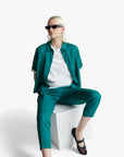 United Colors Of Benetton Woman Regular Fit Pure Linen Trousers | LEVISONS
