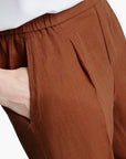 United Colors Of Benetton Woman Regular Fit Pure Linen Trousers | LEVISONS