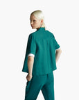 United Colors Of Benetton Woman Short Shirt In Pure Linen | LEVISONS