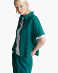 United Colors Of Benetton Woman Short Shirt In Pure Linen | LEVISONS
