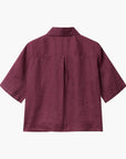 United Colors Of Benetton Woman Short Shirt In Pure Linen | LEVISONS