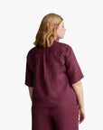 United Colors Of Benetton Woman Short Shirt In Pure Linen | LEVISONS