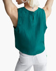 United Colors Of Benetton Woman Sleeveless Top In Pure Linen | LEVISONS