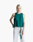 United Colors Of Benetton Woman Sleeveless Top In Pure Linen | LEVISONS