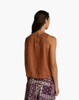 United Colors Of Benetton Woman Sleeveless Top In Pure Linen | LEVISONS
