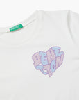 United Colors Of Benetton Girl Junior T-Shirt With Glittery Logo | LEVISONS