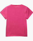 United Colors Of Benetton Girl Junior T-Shirt With Glittery Logo | LEVISONS