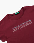 United Colors Of Benetton Girl Junior T-Shirt With Glittery Logo | LEVISONS