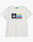 United Colors Of Benetton Boy Junior Cotton T-Shirt With Print | LEVISONS
