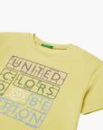 United Colors Of Benetton Boy Junior Cotton T-Shirt With Print | LEVISONS