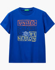 United Colors Of Benetton Boy Junior Cotton T-Shirt With Print | LEVISONS