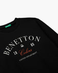 United Colors Of Benetton Boy Junior Cotton Sweatshirt With Logo | LEVISONS