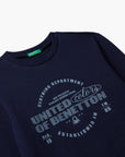 United Colors Of Benetton Boy Junior Cotton Sweatshirt With Logo | LEVISONS