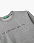 United Colors Of Benetton Boy Junior Cotton Sweatshirt With Logo | LEVISONS