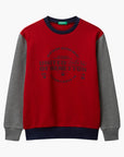 United Colors Of Benetton Boy Junior Cotton Sweatshirt With Logo | LEVISONS