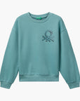 United Colors Of Benetton Girl Junior Sweatshirt With Glittery Logo Print | LEVISONS