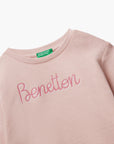 United Colors Of Benetton Girl Kid Sweatshirt With Glittery Print | LEVISONS