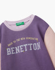 United Colors Of Benetton Girl Kid Sweatshirt With Glittery Print | LEVISONS