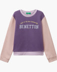 United Colors Of Benetton Girl Kid Sweatshirt With Glittery Print | LEVISONS
