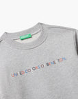 United Colors Of Benetton Boy Kid Regular Fit Sweatshirt With Print | LEVISONS