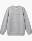 United Colors Of Benetton Boy Kid Regular Fit Sweatshirt With Print | LEVISONS